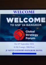 Opening plenary of the Global Strategy Forum, Bangkok (September 2024)